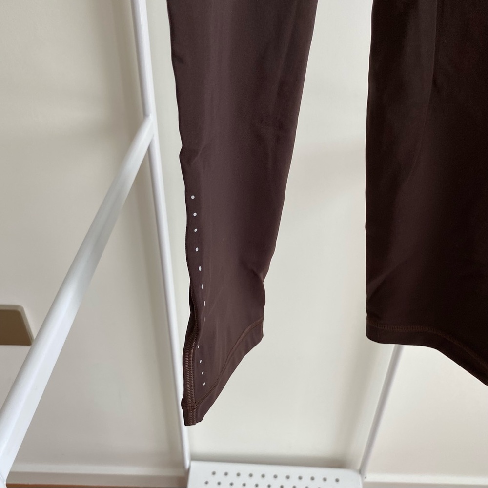 Lululemon swift speed high rise crop 21” espresso size 6 - Picture 5 of 7